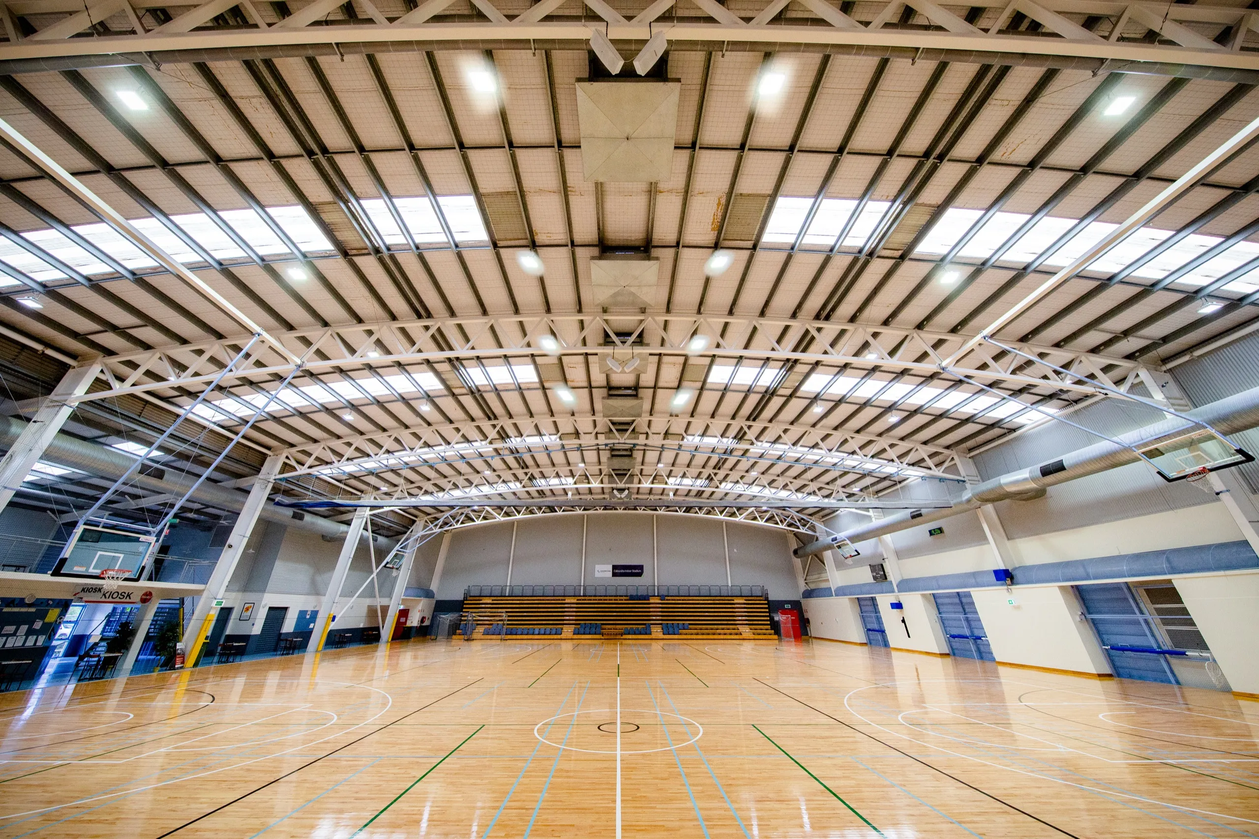 Caloundra Indoor Stadium — Empyrean LED lighting installation