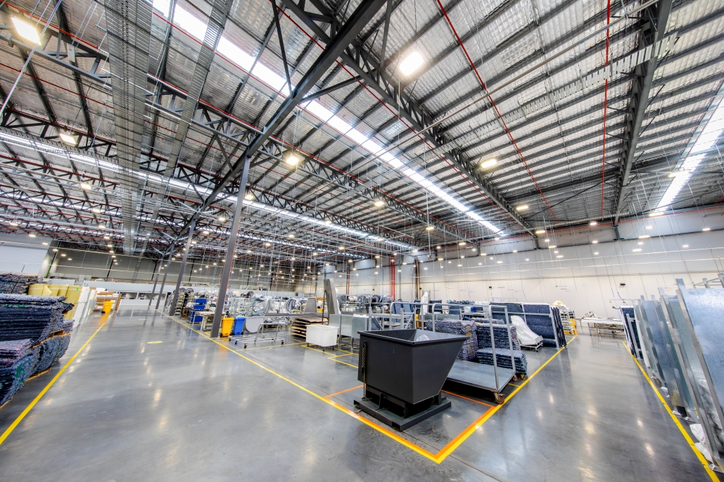 Andromeda Flood and PoleM Wacol Warehouse | Empyrean Lighting